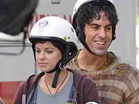 фото На съемках «Диктатора» с Анной Фэрис фото На съемках «Диктатора» с Анной Фэрис