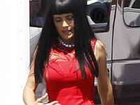 фото Сальма Хайек на съемках «Дикарей» фото Сальма Хайек на съемках «Дикарей»